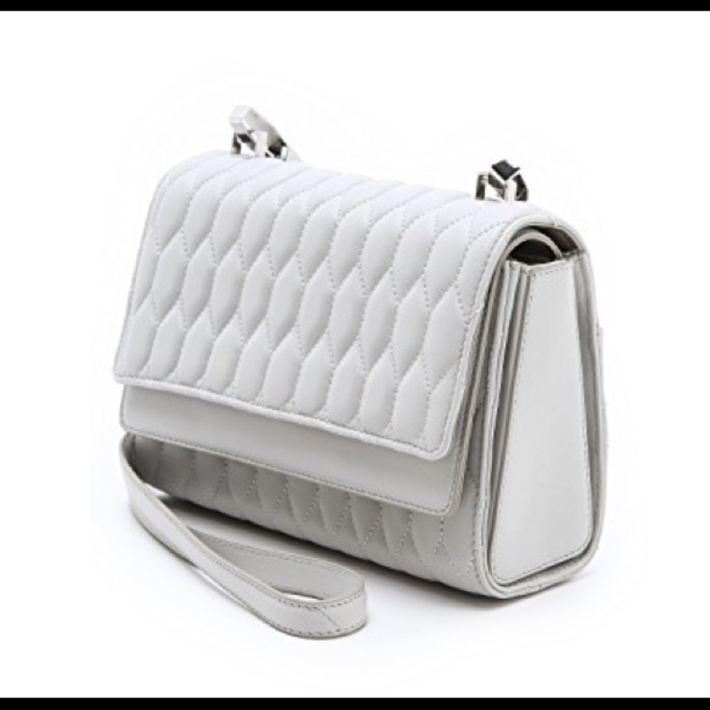 THEYSKENS THEORY | light gray lambskin crossbody